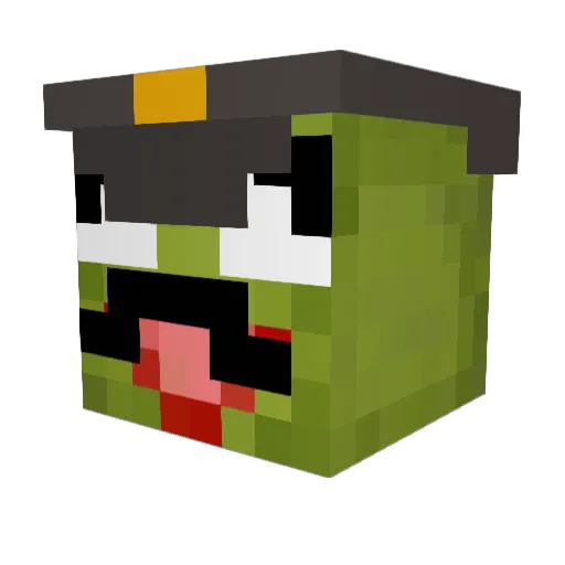 Mrcheepcheep11 Minecraft avatar head, 3D render