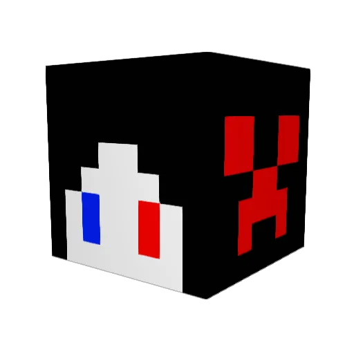 Mrclock233 Minecraft avatar head, 3D render