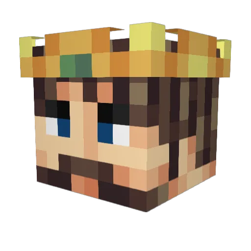 Mrcringe600 Minecraft avatar head, 3D render