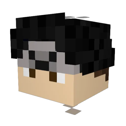 Mrderp5418 Minecraft avatar head, 3D render