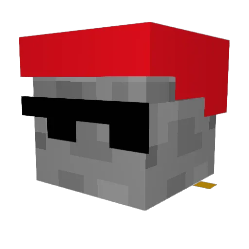Mrdetovenaar Minecraft avatar head, 3D render