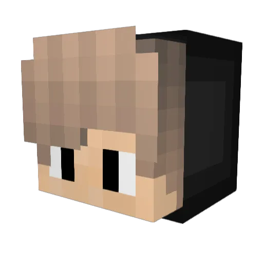 Mrdiego_YT Minecraft avatar head, 3D render
