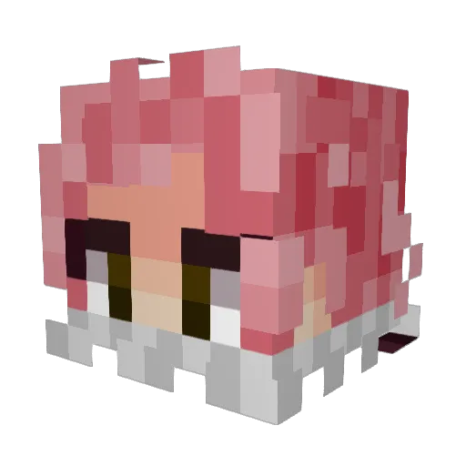 Mrdirty02 Minecraft avatar head, 3D render