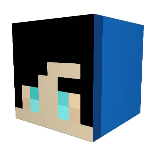 Mrdominatorsoni Minecraft avatar head, 3D render