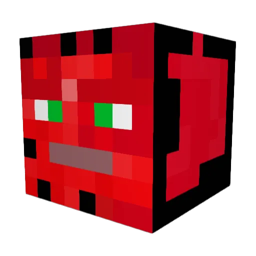 Mrducks3 Minecraft avatar head, 3D render