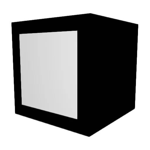 Mredger Minecraft avatar head, 3D render