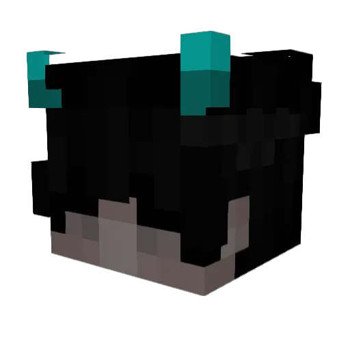 Mreyne71 Minecraft avatar head, 3D render