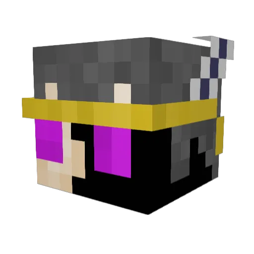 Mrfidgitmin101 Minecraft avatar head, 3D render