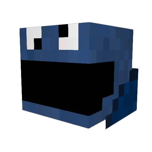 Mrflickshot Minecraft avatar head, 3D render