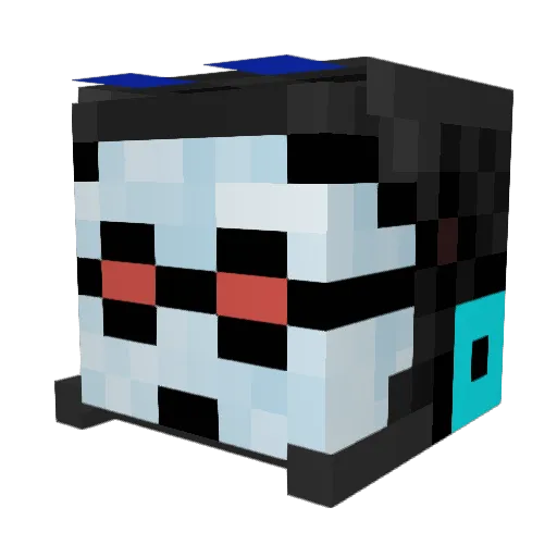 Mrfreeze3000 Minecraft avatar head, 3D render