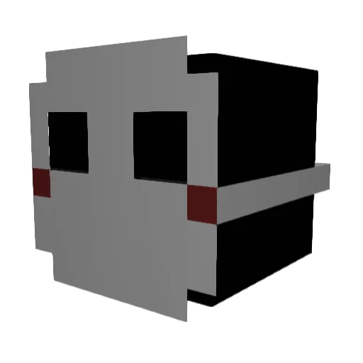 Mrgiper Minecraft avatar head, 3D render