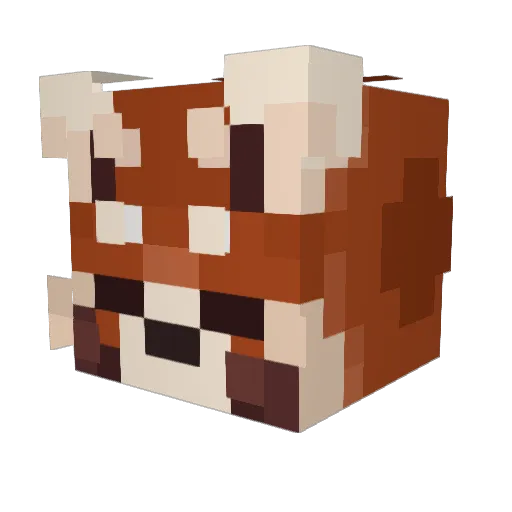 MrgnQuintero Minecraft avatar head, 3D render