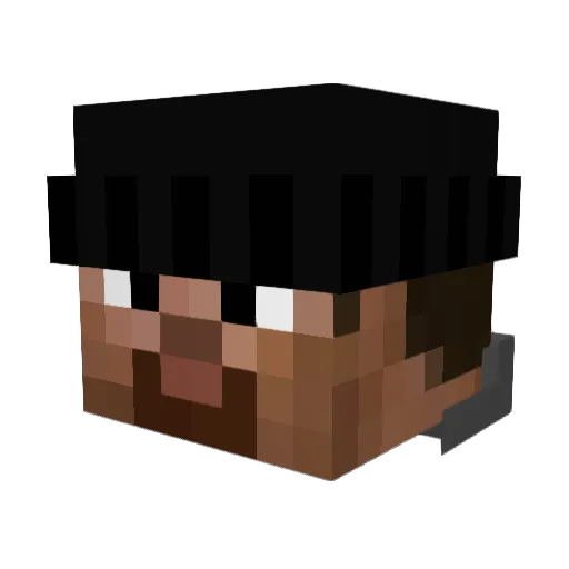 Mrgrammy21 Minecraft avatar head, 3D render