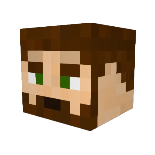 Mrguy99 Minecraft avatar head, 3D render