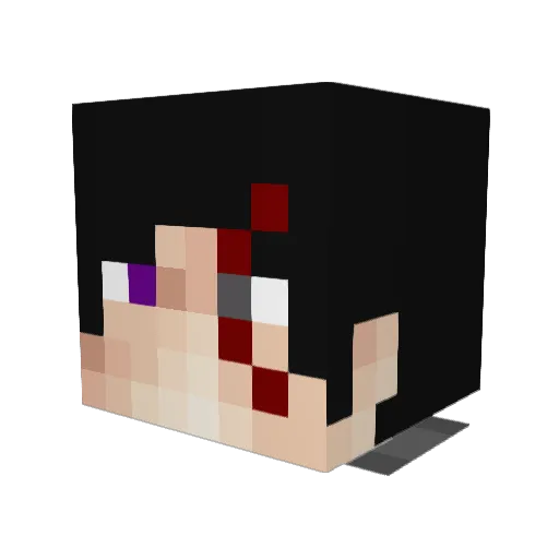 Mrhardcorovec Minecraft avatar head, 3D render