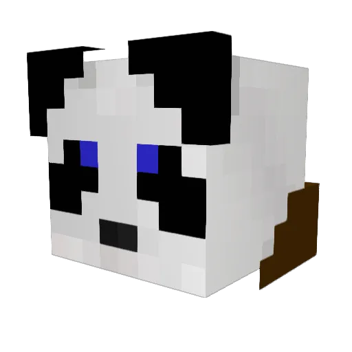 Mrharmadon Minecraft avatar head, 3D render