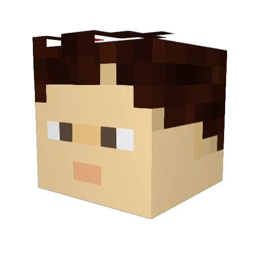 Mrhighsky40 Minecraft avatar head, 3D render