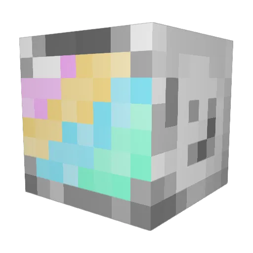 Mrilanman Minecraft avatar head, 3D render
