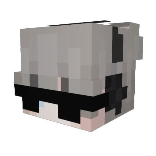 Mrio_ Minecraft avatar head, 3D render