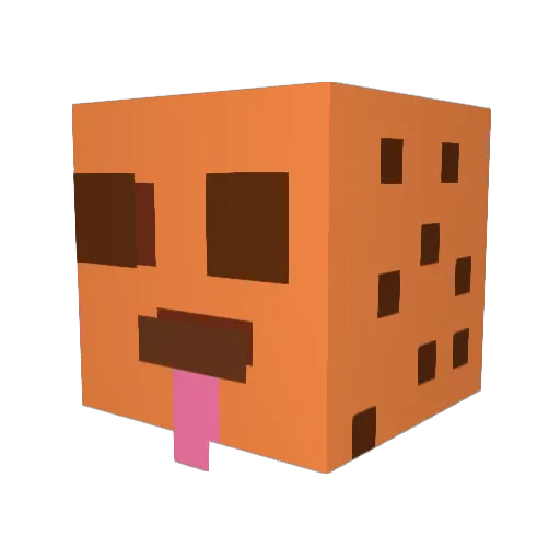 Mrkille Minecraft avatar head, 3D render