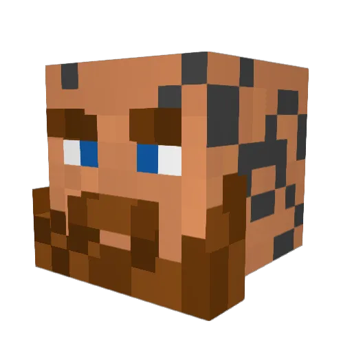 Mrkrycha69 Minecraft avatar head, 3D render