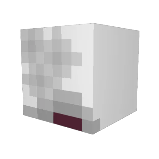 Mrksz_ Minecraft avatar head, 3D render