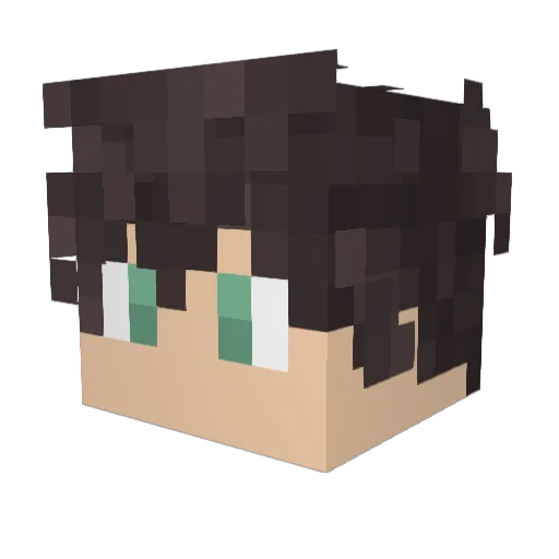 MrlQsc Minecraft avatar head, 3D render
