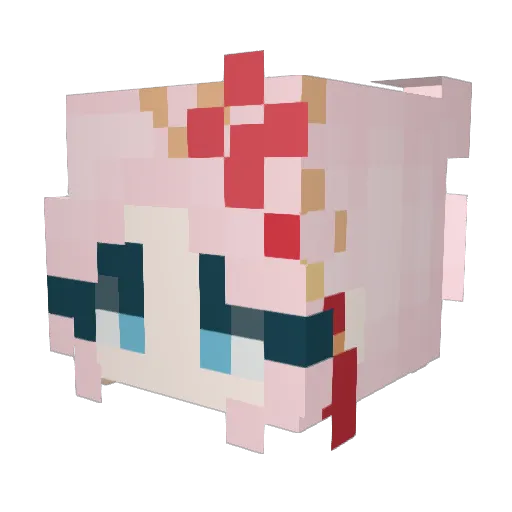 Mrliverboyy Minecraft avatar head, 3D render