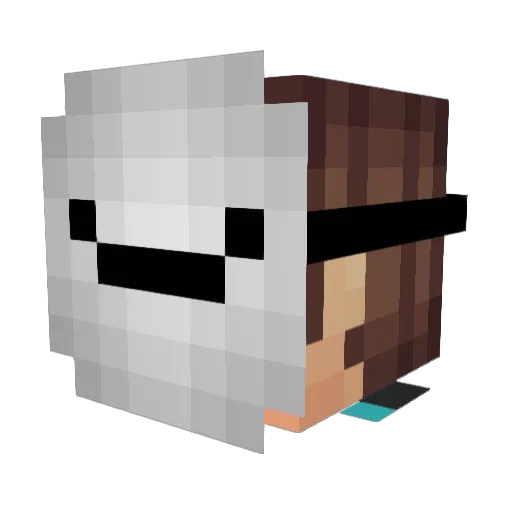 Mrlol_98 Minecraft avatar head, 3D render
