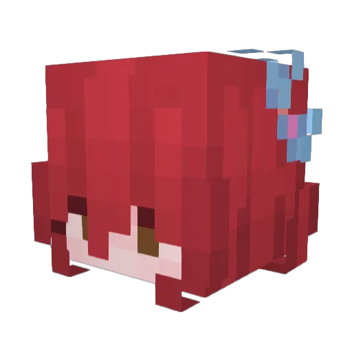 Mrm005 Minecraft avatar head, 3D render