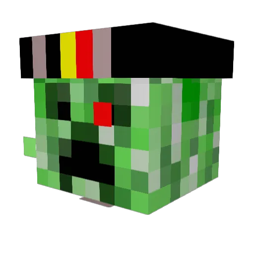 Mrmarveloo Minecraft avatar head, 3D render