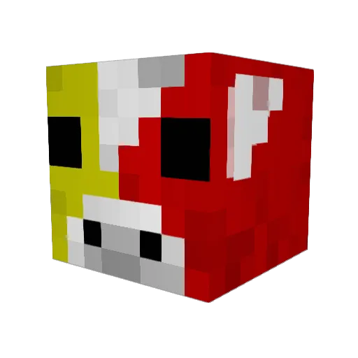 Mrminecow_ Minecraft avatar head, 3D render