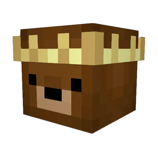 Mrmonke13 Minecraft avatar head, 3D render