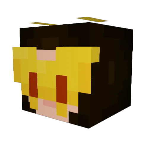 Mrn0name78 Minecraft avatar head, 3D render