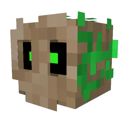 Mroaktree1 Minecraft avatar head, 3D render