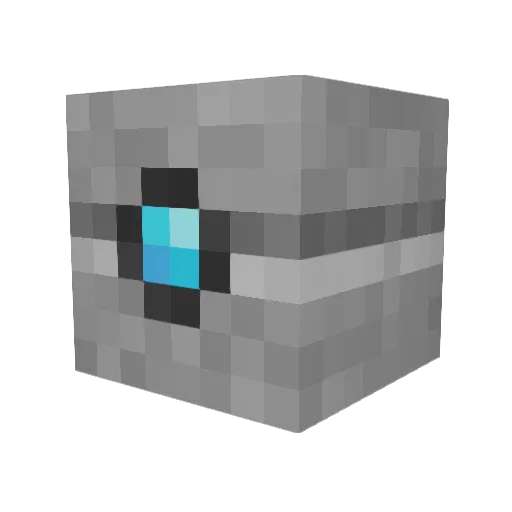 Mrp0ot Minecraft avatar head, 3D render