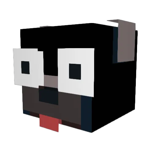 Mrpeepeepoopoo Minecraft avatar head, 3D render