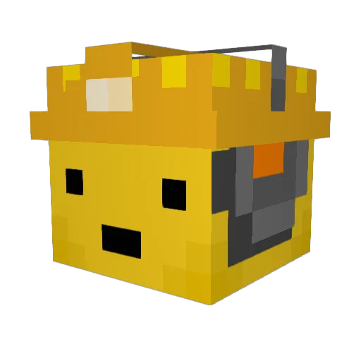Mrpinglinito Minecraft avatar head, 3D render