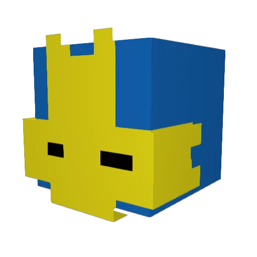 MrrHansen Minecraft avatar head, 3D render