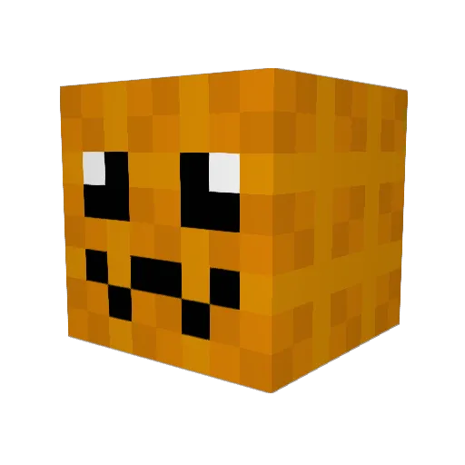 MrrSlashy Minecraft avatar head, 3D render