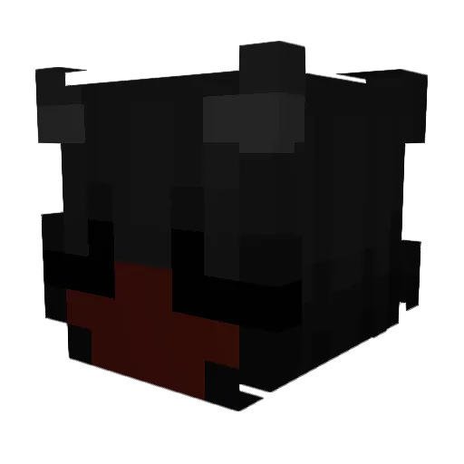 MrsBrazyy Minecraft avatar head, 3D render