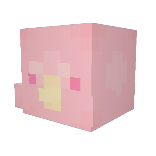 MrsDopodile Minecraft avatar head, 3D render