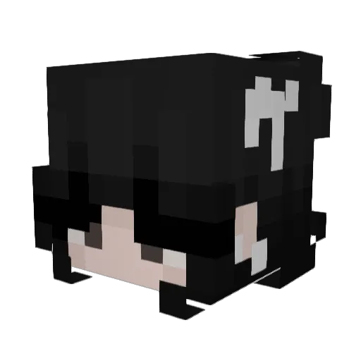 MrsEspeon Minecraft avatar head, 3D render