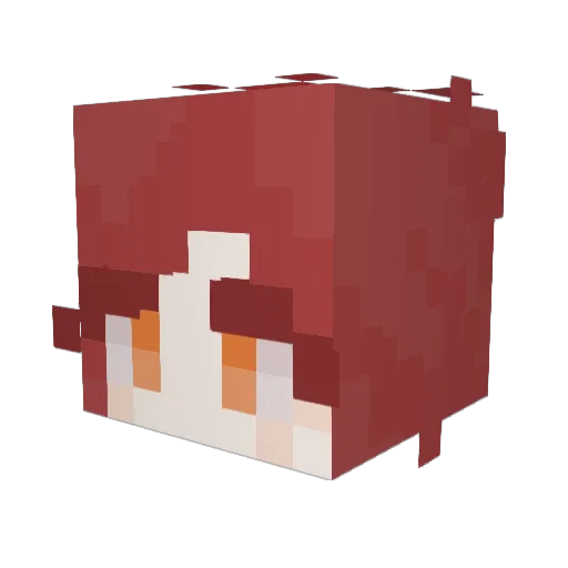 MrsFantast1c Minecraft avatar head, 3D render