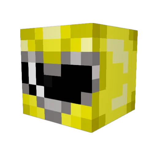 MrsGuyFieri Minecraft avatar head, 3D render