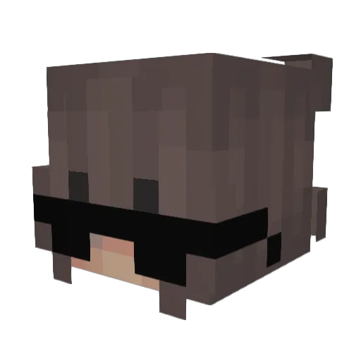 MrsInarious Minecraft avatar head, 3D render
