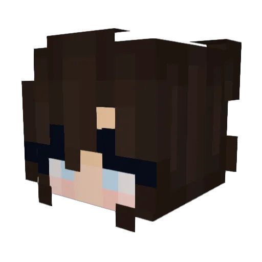 MrsJackson Minecraft avatar head, 3D render