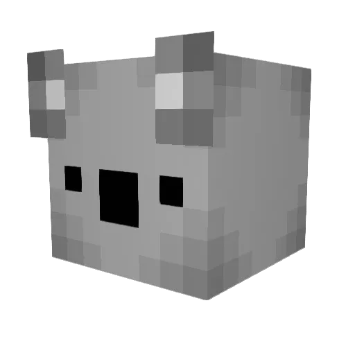 MrsMacphailJr Minecraft avatar head, 3D render