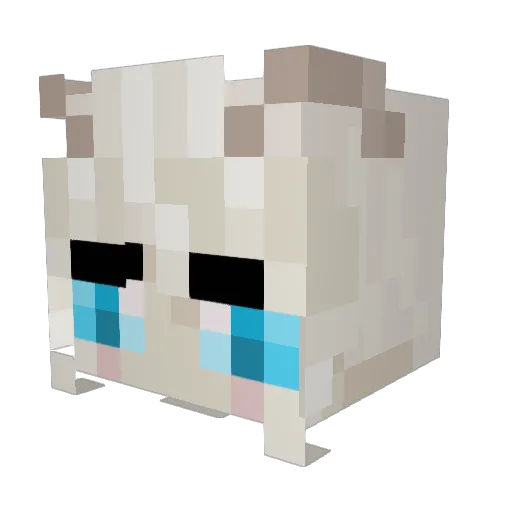 MrsMourningDove Minecraft avatar head, 3D render