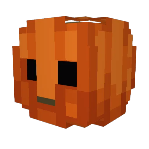 MrsRagdoll Minecraft avatar head, 3D render